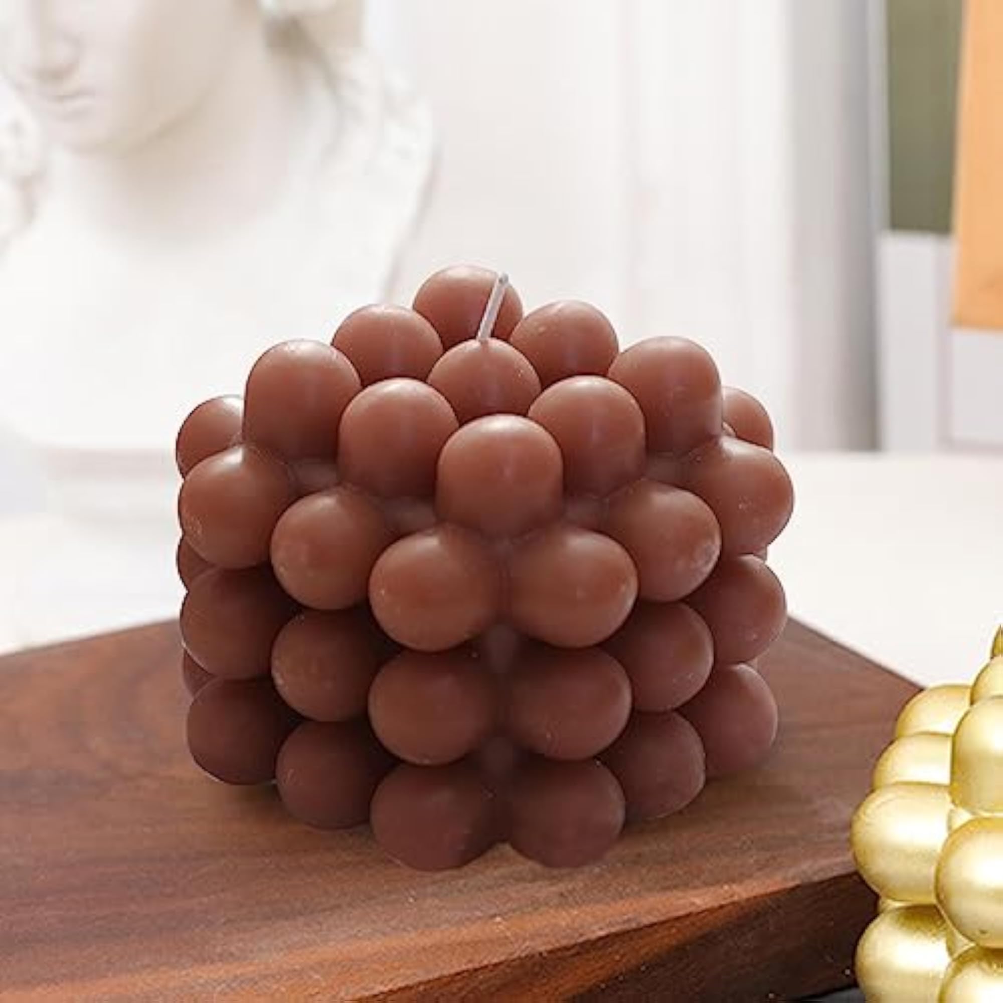 Scented Candles Geometry Bubble Candles for Office Christmas Props